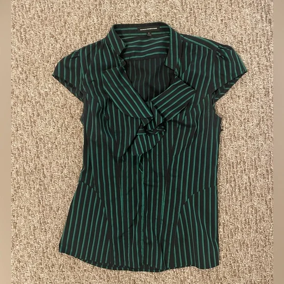 Express Cap Sleeve Blouse Size Small - Picture 1 of 3